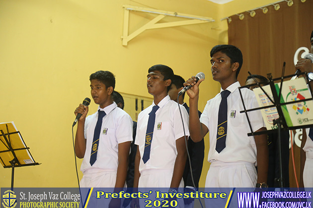 Prefects Investiture 2020 - St. Joseph Vaz College - Wennappuwa - Sri Lanka