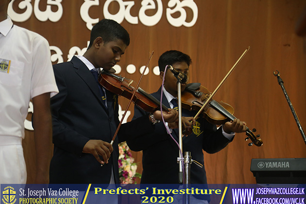 Prefects Investiture 2020 - St. Joseph Vaz College - Wennappuwa - Sri Lanka