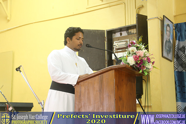 Prefects Investiture 2020 - St. Joseph Vaz College - Wennappuwa - Sri Lanka