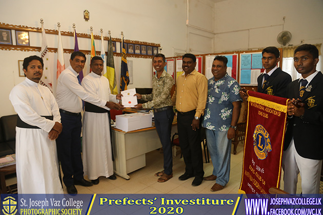 Prefects Investiture 2020 - St. Joseph Vaz College - Wennappuwa - Sri Lanka