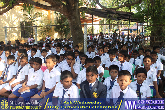 Beginning Of Lent Season - Ash Wednesday Holy Eucharistic Celebration - St. Joseph Vaz College - Wennappuwa - Sri Lanka