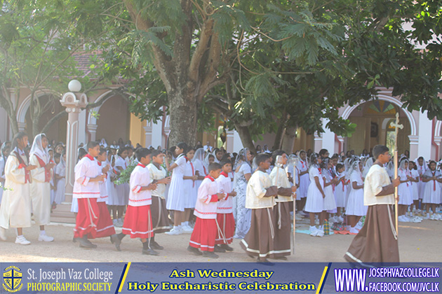 Beginning Of Lent Season - Ash Wednesday Holy Eucharistic Celebration - St. Joseph Vaz College - Wennappuwa - Sri Lanka