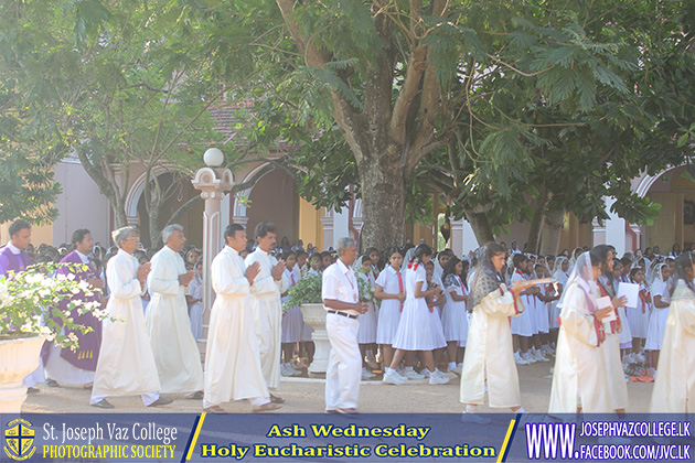 Beginning Of Lent Season - Ash Wednesday Holy Eucharistic Celebration - St. Joseph Vaz College - Wennappuwa - Sri Lanka