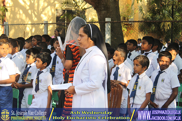 Beginning Of Lent Season - Ash Wednesday Holy Eucharistic Celebration - St. Joseph Vaz College - Wennappuwa - Sri Lanka