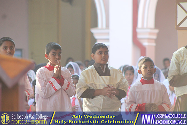 Beginning Of Lent Season - Ash Wednesday Holy Eucharistic Celebration - St. Joseph Vaz College - Wennappuwa - Sri Lanka