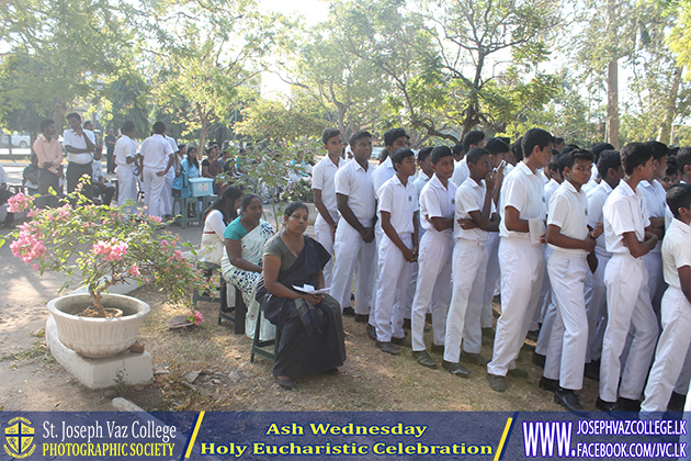 Beginning Of Lent Season - Ash Wednesday Holy Eucharistic Celebration - St. Joseph Vaz College - Wennappuwa - Sri Lanka