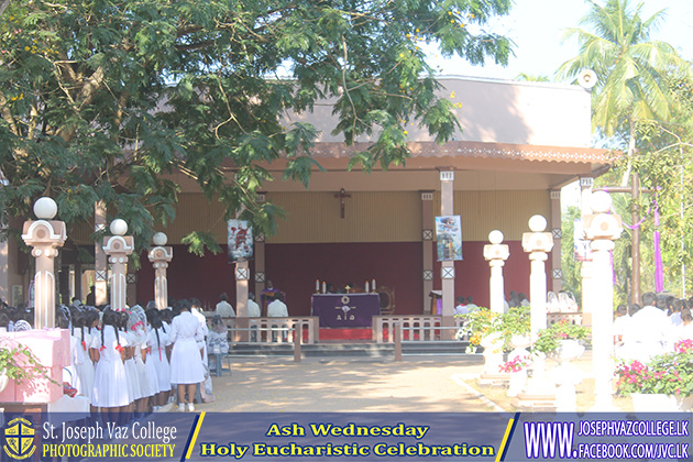 Beginning Of Lent Season - Ash Wednesday Holy Eucharistic Celebration - St. Joseph Vaz College - Wennappuwa - Sri Lanka