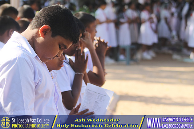 Beginning Of Lent Season - Ash Wednesday Holy Eucharistic Celebration - St. Joseph Vaz College - Wennappuwa - Sri Lanka