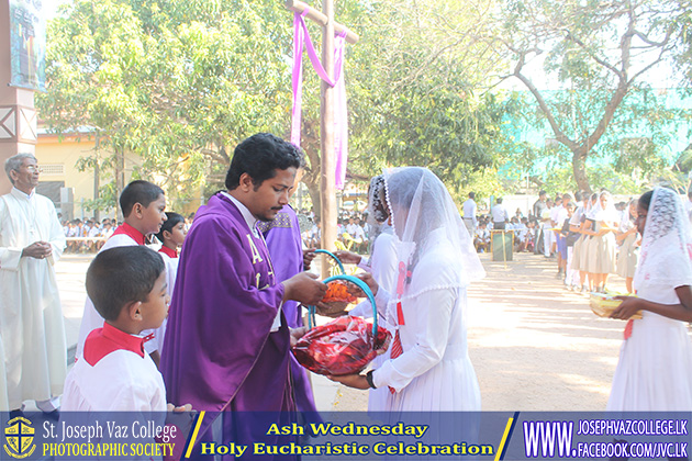 Beginning Of Lent Season - Ash Wednesday Holy Eucharistic Celebration - St. Joseph Vaz College - Wennappuwa - Sri Lanka