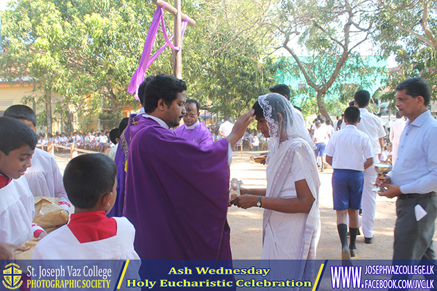 Beginning Of Lent Season - Ash Wednesday Holy Eucharistic Celebration - St. Joseph Vaz College - Wennappuwa - Sri Lanka