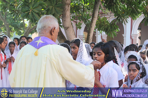 Beginning Of Lent Season - Ash Wednesday Holy Eucharistic Celebration - St. Joseph Vaz College - Wennappuwa - Sri Lanka