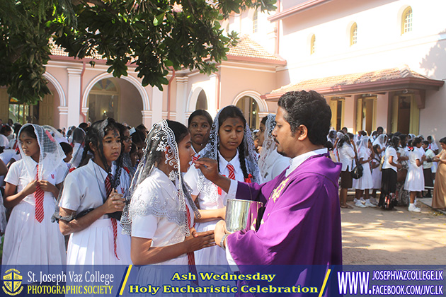 Beginning Of Lent Season - Ash Wednesday Holy Eucharistic Celebration - St. Joseph Vaz College - Wennappuwa - Sri Lanka