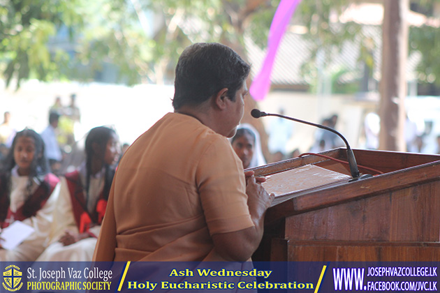 Beginning Of Lent Season - Ash Wednesday Holy Eucharistic Celebration - St. Joseph Vaz College - Wennappuwa - Sri Lanka