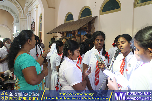 Beginning Of Lent Season - Ash Wednesday Holy Eucharistic Celebration - St. Joseph Vaz College - Wennappuwa - Sri Lanka