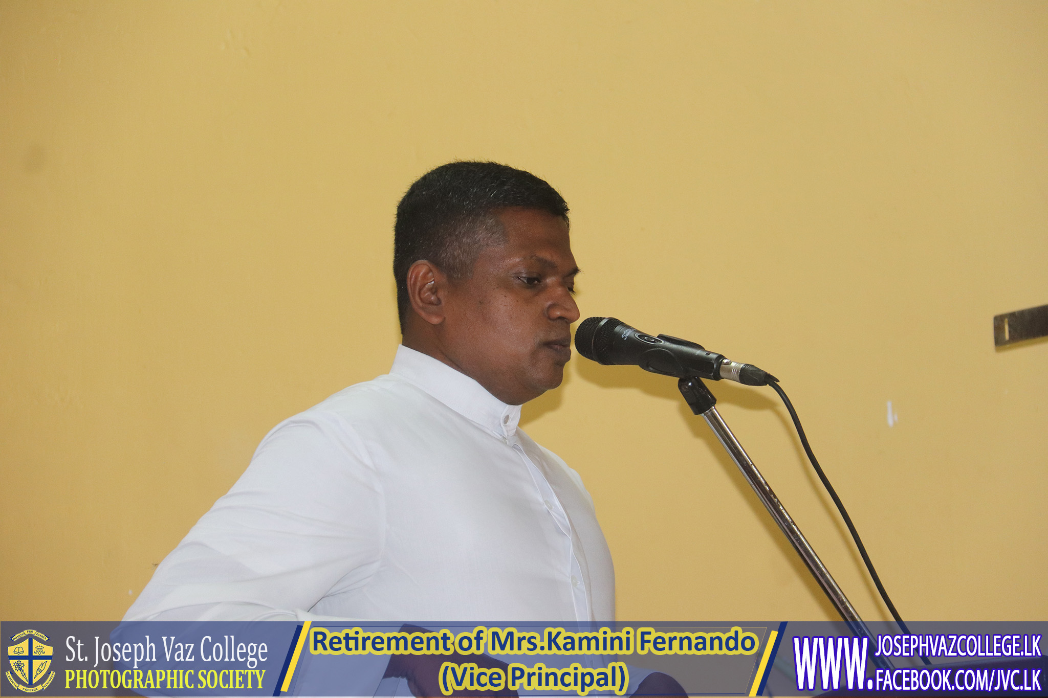 Retirement Of Mrs. Kamini Fernando - Vice Principal - St. Joseph Vaz College - Wennappuwa - Sri Lanka