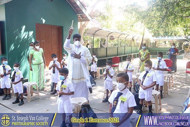 Grade 1 Entrance 2021 - St. Joseph Vaz College - Wennappuwa - Sri Lanka