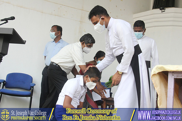 Farewell Ceremony Of Rev. Fr. Janaka Nishantha - St. Joseph Vaz College - Wennappuwa - Sri Lanka
