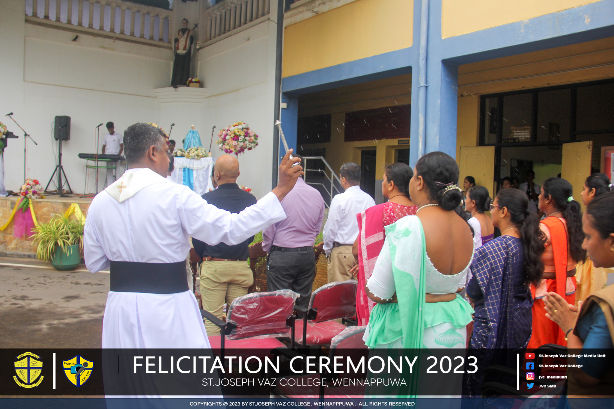 Felicitation Ceremony Of Former Assistant Principal Mr. Vikum Nonis And 19 Transfer Teachers - St. Joseph Vaz College - Wennappuwa - Sri Lanka