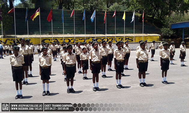 Cadet Training Campaign - St. Joseph Vaz College - Wennappuwa - Sri Lanka