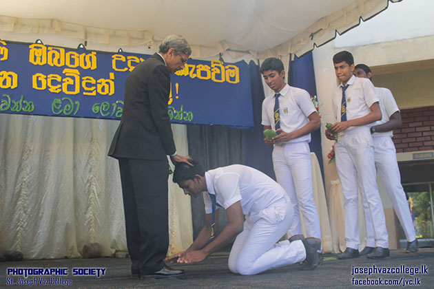 Farewell Of Mr.Osmand, Teachers And Childrens Day - 2015 - St.Joseph Vaz College