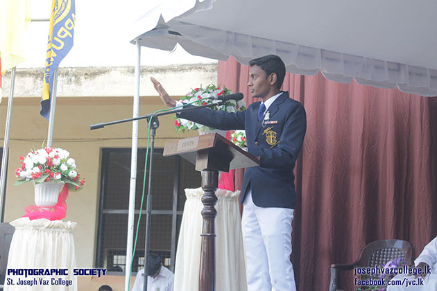 Prefects Induction - 2016 - St.Joseph Vaz College - Wennappuwa