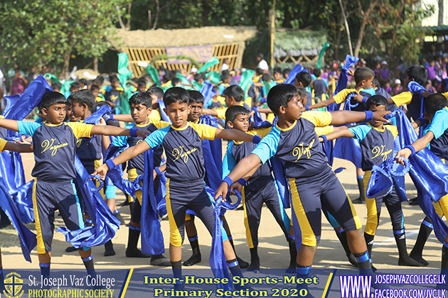 Inter-house Sportsmeet - Primary Section 2020 - St. Joseph Vaz College - Wennappuwa - Sri Lanka