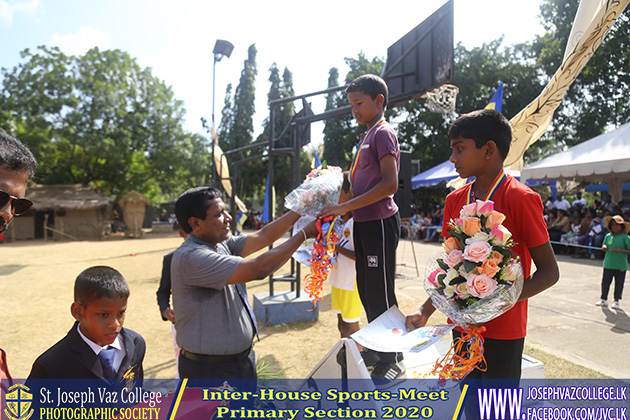 Inter-house Sportsmeet - Primary Section 2020 - St. Joseph Vaz College - Wennappuwa - Sri Lanka