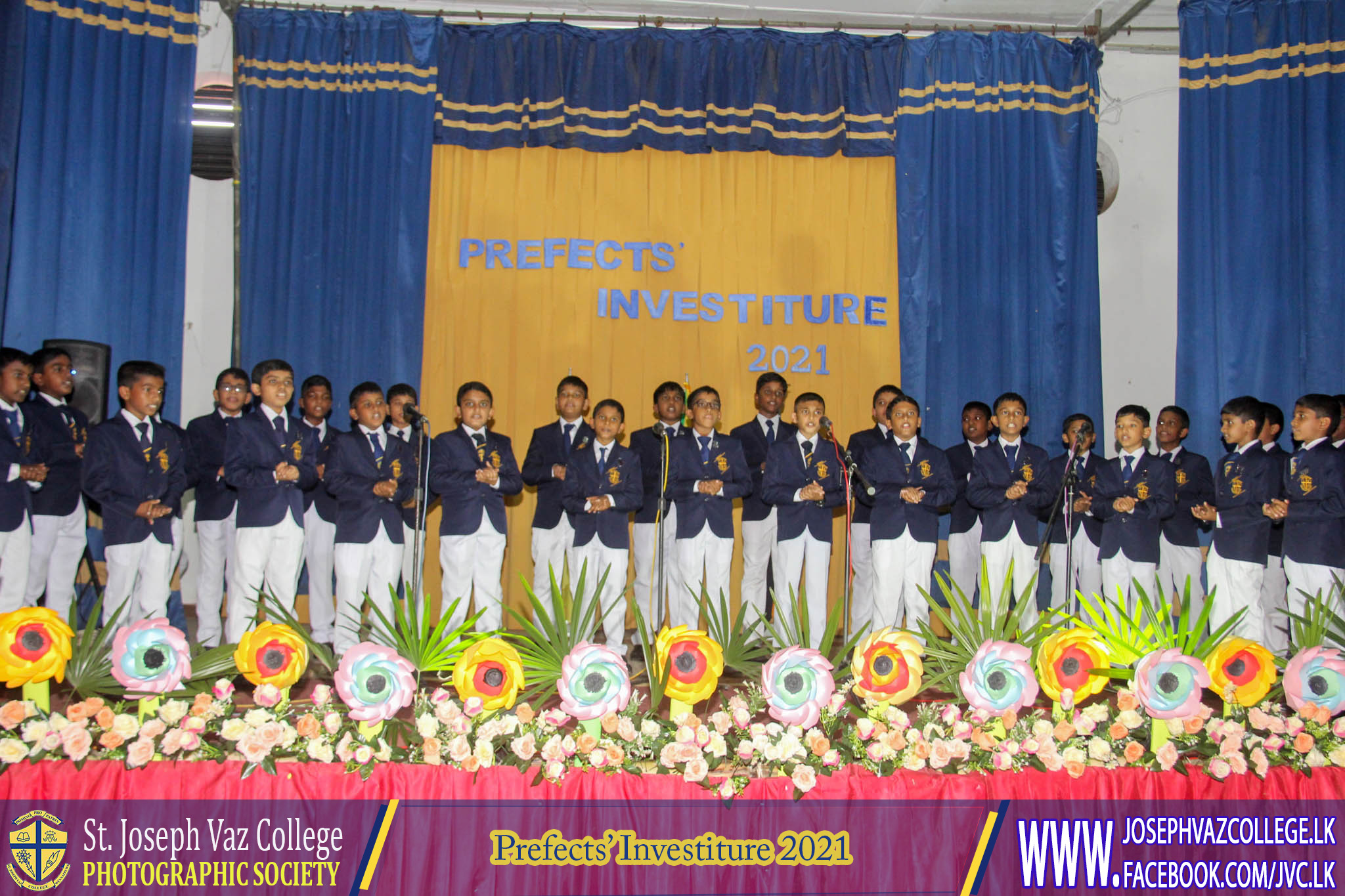 Prefects’ Investiture 2021- Primary Section - St. Joseph Vaz College - Wennappuwa - Sri Lanka