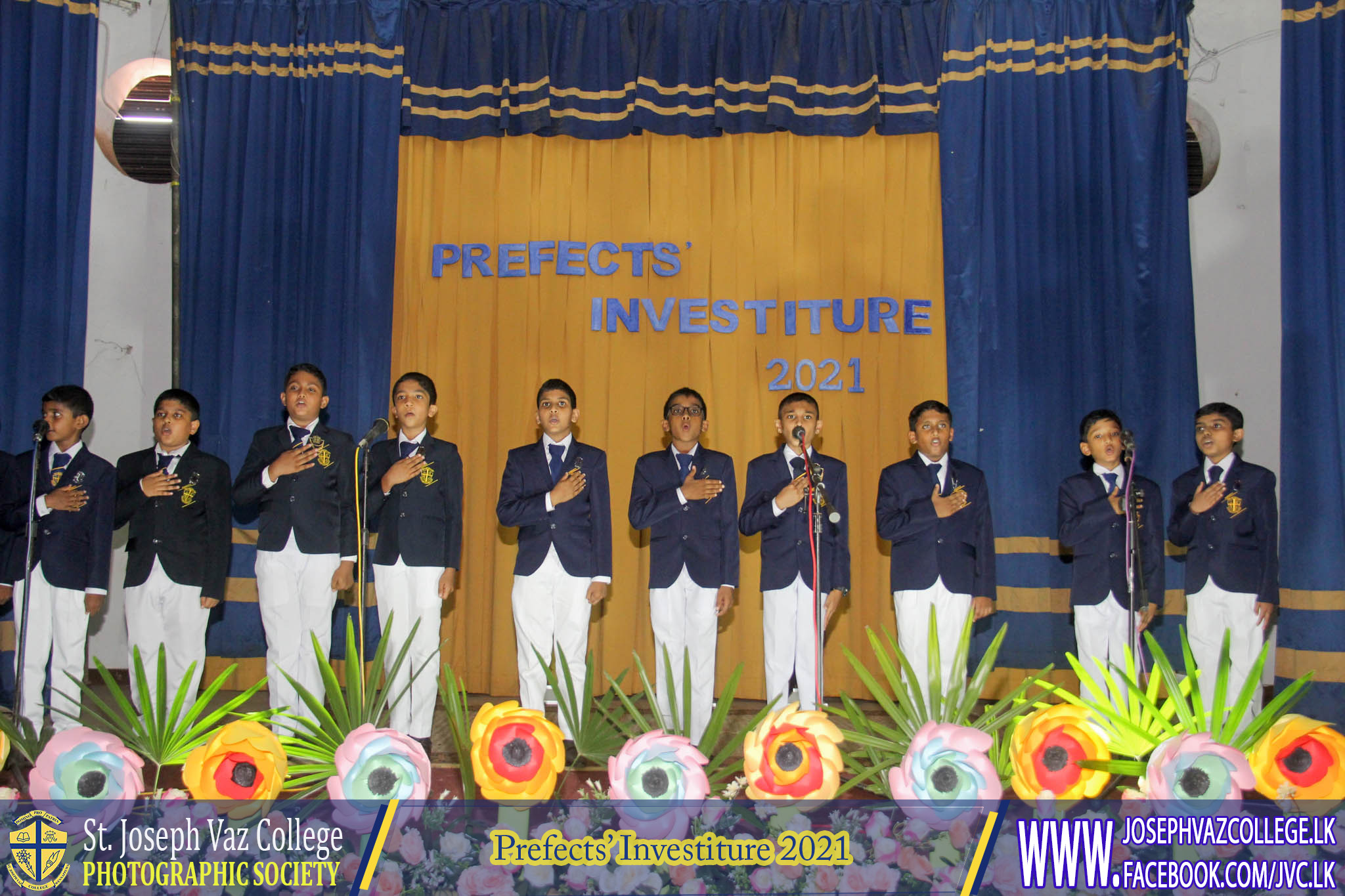 Prefects’ Investiture 2021- Primary Section - St. Joseph Vaz College - Wennappuwa - Sri Lanka