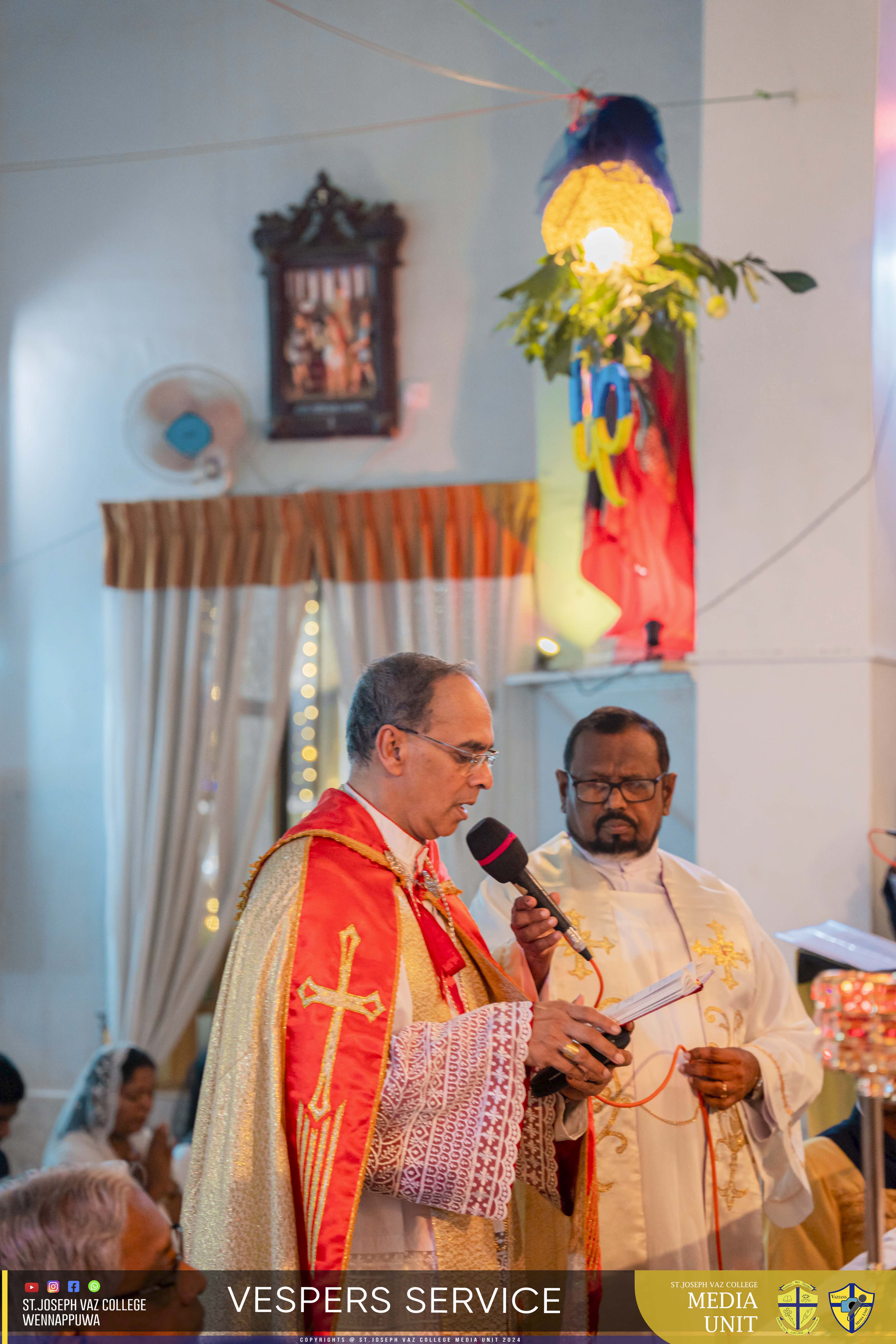 Vespers Service - Granite Jubilee Fiesta - St. Joseph Vaz College - Wennappuwa - Sri Lanka