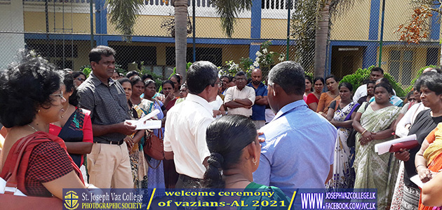 Welcome Ceremony Of Vazians - Al 2021 - St. Joseph Vaz College - Wennappuwa - Sri Lanka