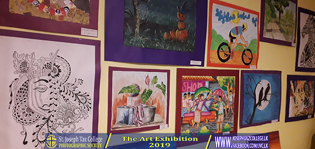 The Art Exhibition 2019 Presented By The College Art Section - St. Joseph Vaz College - Wennappuwa - Sri Lanka
