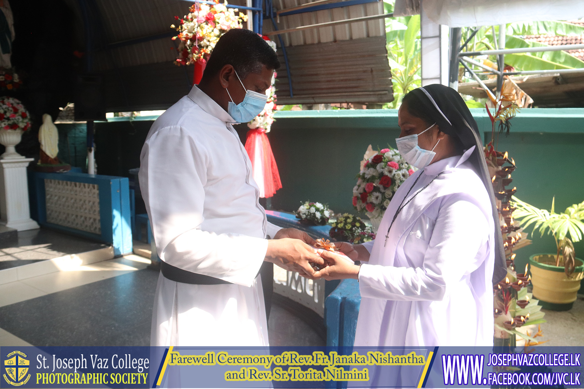 Farewell Ceremony Of Rev. Fr. Janaka Nishantha And Rev. Sr. Torita Nilmini - St. Joseph Vaz College - Wennappuwa - Sri Lanka